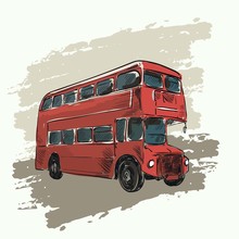 Classic Red Double Decker Bus