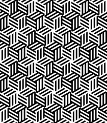 Wall Mural - Vector seamless texture. Modern abstract background. Repeating pattern of hexagons.