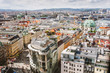 View of Vienna city from the roof, Austria