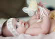 © newphotolab - Sweet little girl with a white flower