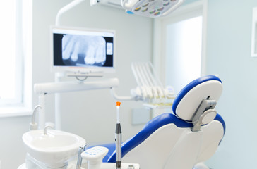 interior of new modern dental clinic office