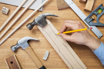 Sticker - Woodworking workshop table top