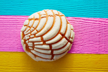 Conchas Mexican sweet bread traditional