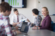 © .shock - young business people group on meeting at office
