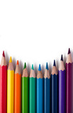 Fototapeta Tęcza - Colour pencils