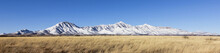 A Panorama Of The Snowy Huachuca Mountains