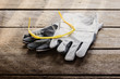 © sirastock - protective gloves, goggles , Standard construction safety equipm