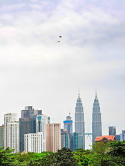 Sticker - Kuala Lumpur panorama,  Malaysia