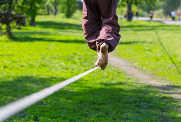 Wall Mural - Slackline