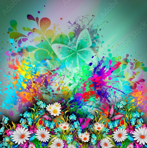 Весенний фон