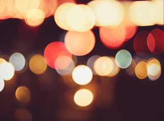 Wall Mural - bokeh lighting decor.vintage background