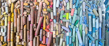 Multicolored Pastel Crayons