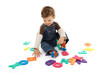 © dinostock - babay plays with letters