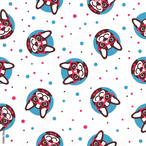 Pattern Dogs Fototapete