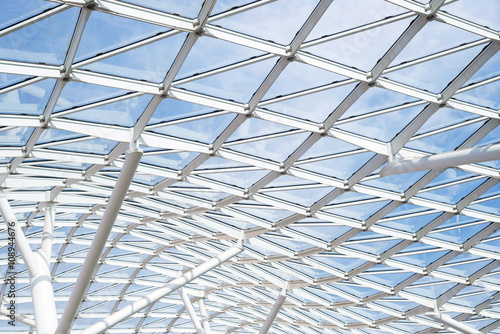 Steel Glass Roof Ceiling Wall Construction Transparent