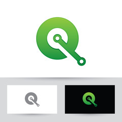 Canvas Print - Q Tech Logo