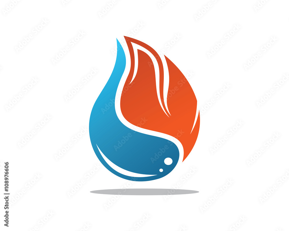 Plumbing \u0026 Heating Logo Stock Vector | Adobe Stock, image size:1000x800