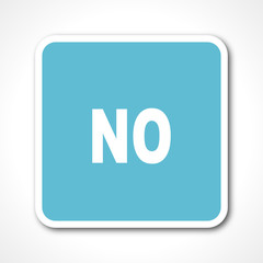 Poster - flat design blue vector icon