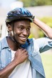 © WavebreakmediaMicro - Happy man wearing his helmet