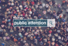 Web Search Bar Glossary Term - Public Attention