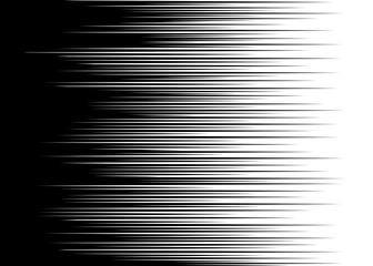 Wall Mural - comic speed horizontal lines background