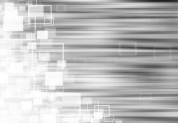 Wall Mural - grey ray lights technology defocused square abstract background.