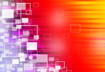 Wall Mural - colorful ray lights technology