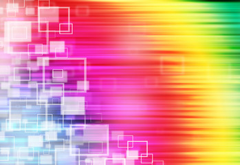 Wall Mural - colorful ray lights technology