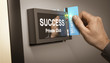© Olivier Le Moal - Achieving Success, accomplishment.