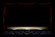 Theatre Stage and Curtains