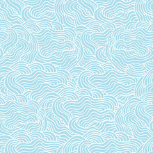 Abstract Seamless Background Pattern Made Of Hand Drawn Elements