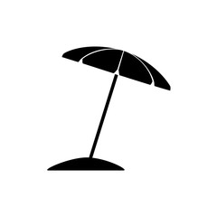 Canvas Print - Sun umbrella simple icon