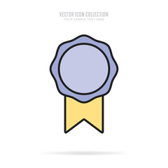 Wall Mural - awar icon vector isolated on white background. flat design style.