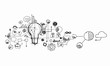 © Sergey Nivens - Sketched business background