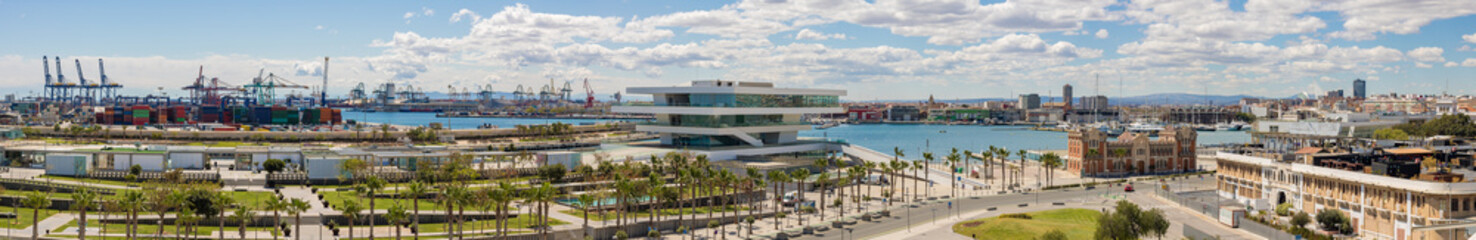 Wall Mural - Panorama Skyline, Valencia, Spanien