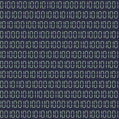 Wall Mural - binary code background