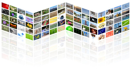 Poster - tv news media internet digital background