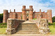 Brick Herstmonceux Castle In England East Sussex 15th Century UK