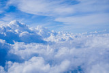 Fototapeta Na sufit - Clouds view from the airplane