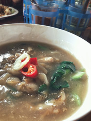 Poster - Fried noodle and gravy - chinese food