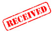 © tothekop79 - RECEIVED rubber stamp text on white background