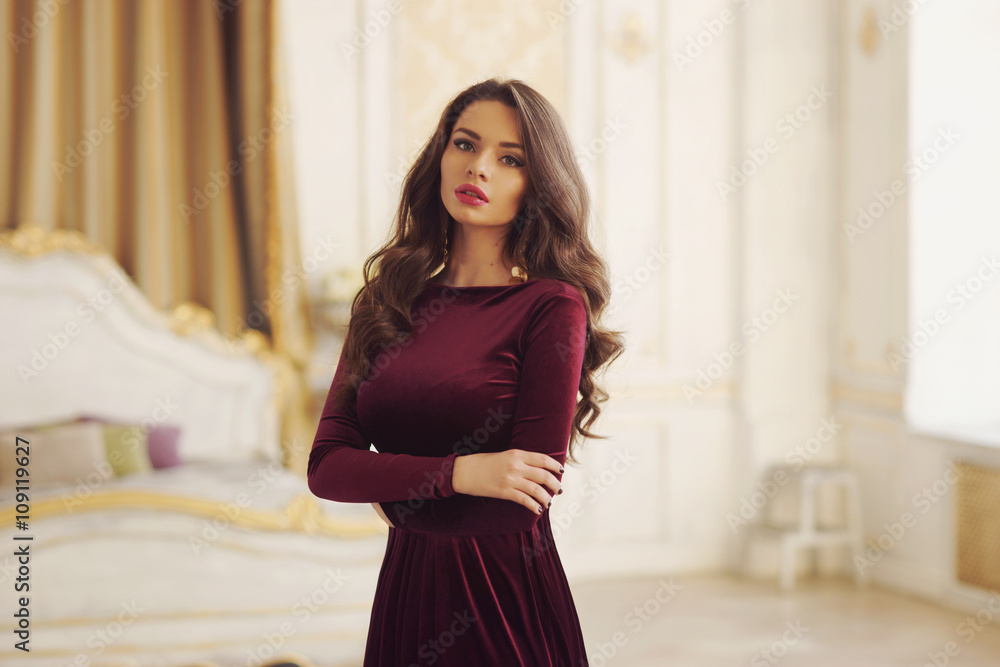 beautiful elegant woman in evening dress Stock Photo | Adobe Stock beautiful elegant woman in evening dress Stock Photo | Adobe Stock
