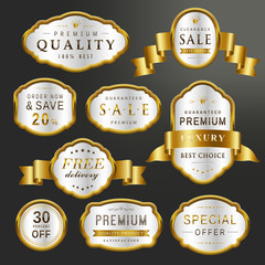 Wall Mural - premium labels set collection