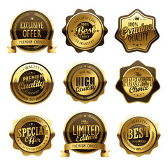 Wall Mural - anniversary golden label collection