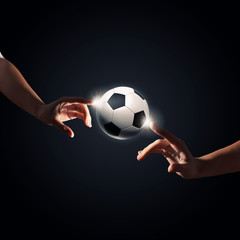 Wall Mural - football game concept
