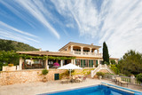 Fototapeta Konie - Luxury house in Mallorca