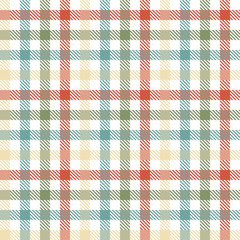 Poster - seamless checkered table cloth pattern
