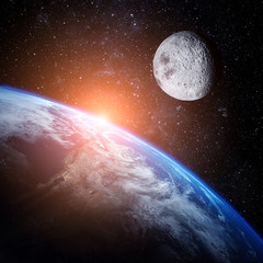 Wall Mural - planet earth from the space.