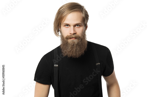 The Attractive Man The Blonde With Long Hair Of The European App