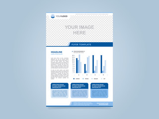 Wall Mural - Brochure design template, business layout, vector illustration.